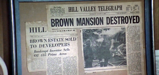 Por que a Mansão de Emmet Brown Pegou Fogo?